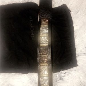 Leather belt